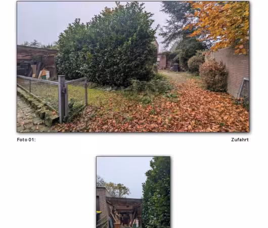 mit einem Carport bebaut, Doppelhaus , Wegefläche in Goch - Bild 3