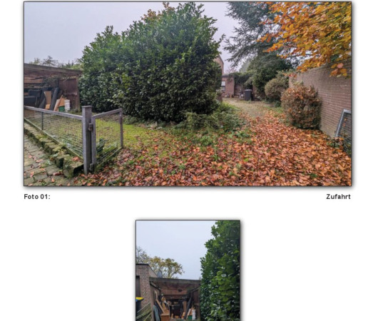 mit einem Carport bebaut, Doppelhaus , Wegefläche in Goch - Bild 3