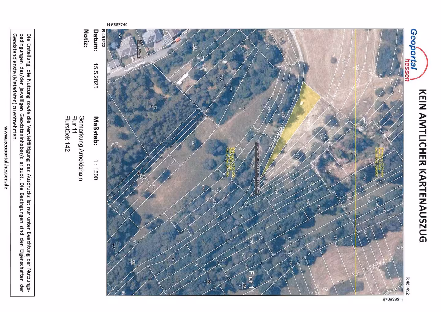land- und forstwirtschaftlich genutztes Grundstück in Schmitten - Bild 1