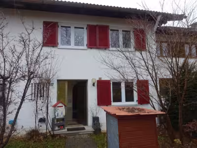 Reihenhaus, unbebautes Grundstück, Garage in Fasanenweg  17, 82362 Weilheim - Bild 1