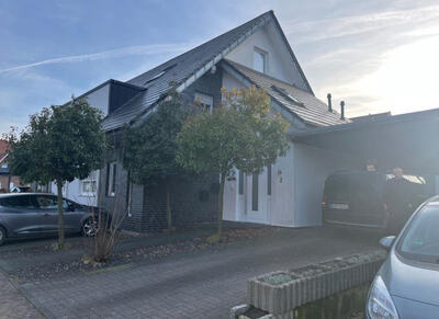 Zweifamilienhaus, Kfz-Stellplatz, Garage, Doppelhaushälfte, Carport nicht legitimiert in Elbinger Weg 2, 48691 Vreden - Bild 1