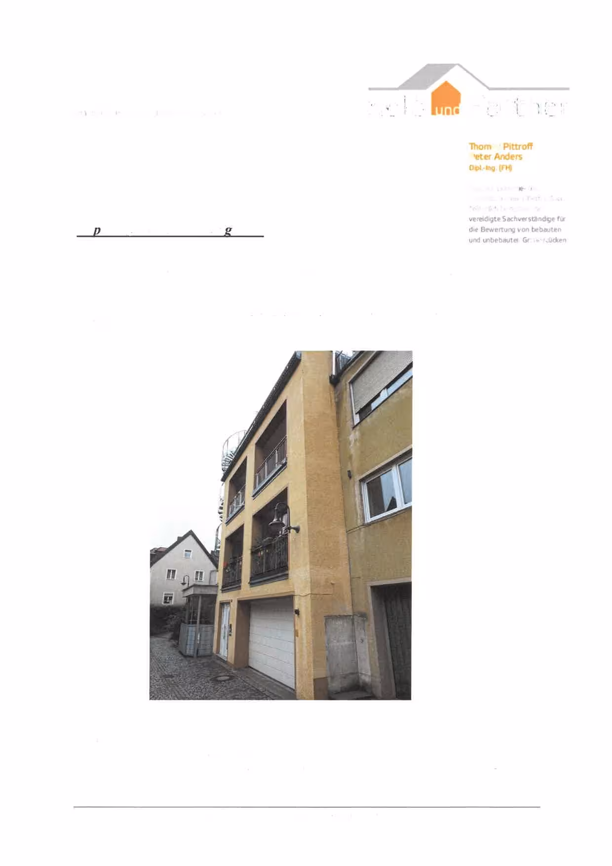 Eigentumswohnung (3 bis 4 Zimmer), 103,43/1000 ME an Wohnung im DG mit Galerie und Dachterasse sowie Diele im 2. OG und Kellerraum im EG SE-Nr. 11 und 1/1000 ME an Garagenstellplatz im Aufteilungsplan bezeichnet mit Nr. 13 im 2 UG in Pegnitz - Bild 2