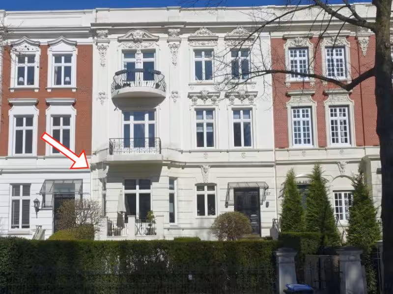 Wohnung im Hochparterre und Souterrain in Hamburg - Bild 1