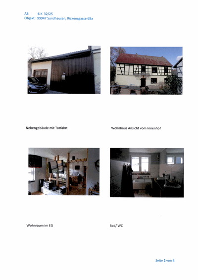Einfamilienhaus in Rickensgasse  68a, 99947 Sundhausen - Bild 2