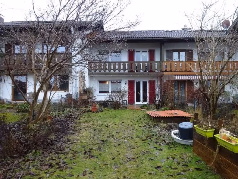Reihenhaus, unbebautes Grundstück, Garage in Weilheim in Oberbayern - Bild 3