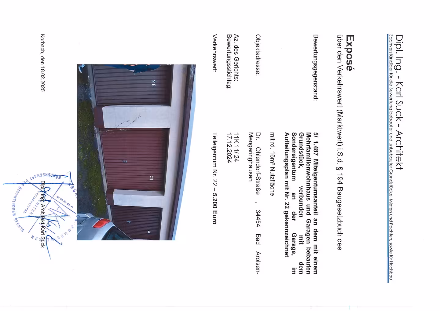 Garage in Mengeringhausen - Bild 1