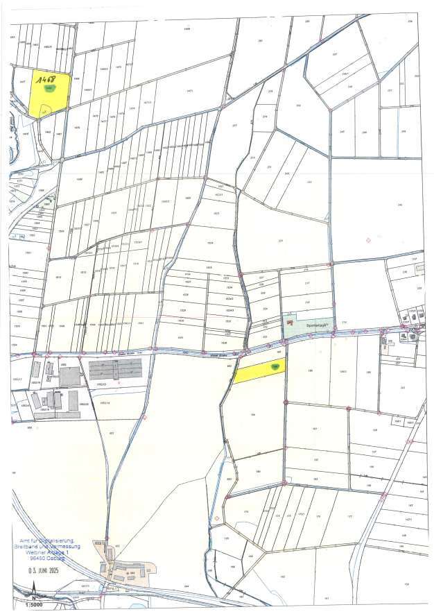 land- und forstwirtschaftlich genutztes Grundstück, siehe Beschreibung in Bad Rodach - Bild 1