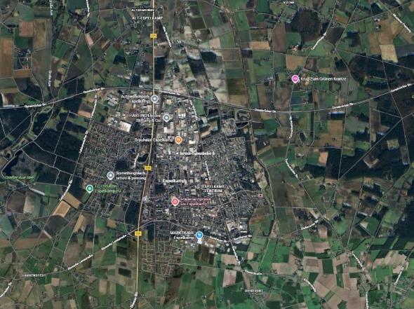 Doppelhaushälfte mit Gewerbehalle und Garage in Espelkamp - Bild 1