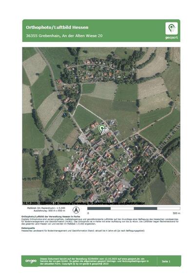 Baugrundstück in An der alten Wiese 22, 36355 Grebenhain, Hartmannshain - Bild 2