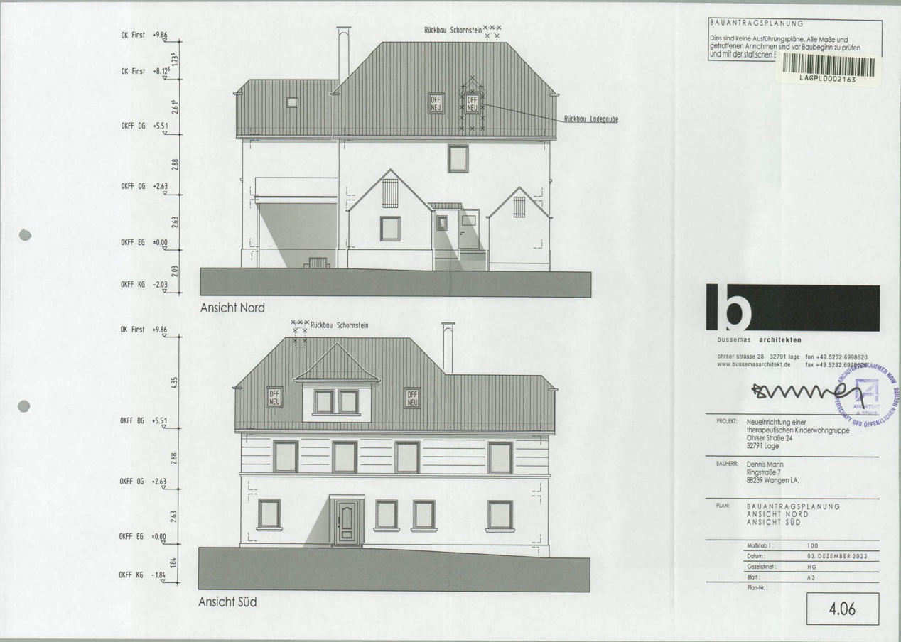 Wohngebäude mit zwei Wohneinheiten, Garage mit Geräteraum in Lage - Bild 4
