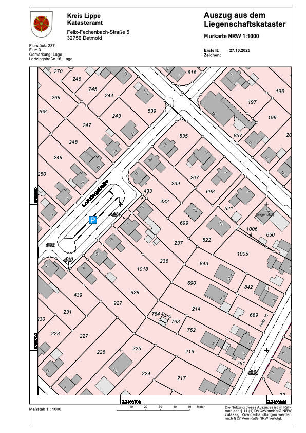 bebaut mit eingeschossigem Wohngebäude (BJ 1936) mit zweigeschossigem Anbau, ausgebautes Dach in Löbau - Bild 2