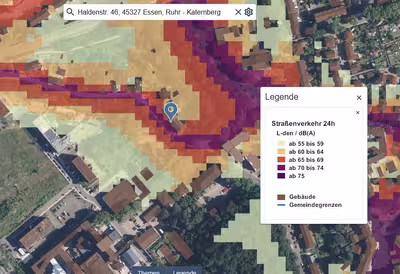 Doppelhaushälfte, Verkehrsfläche (Gehweg) in Haldenstr. 46, 45327 Essen, Katernberg - Bild 2