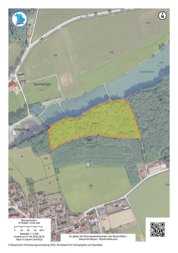 land- und forstwirtschaftlich genutztes Grundstück in Burk - Bild 3