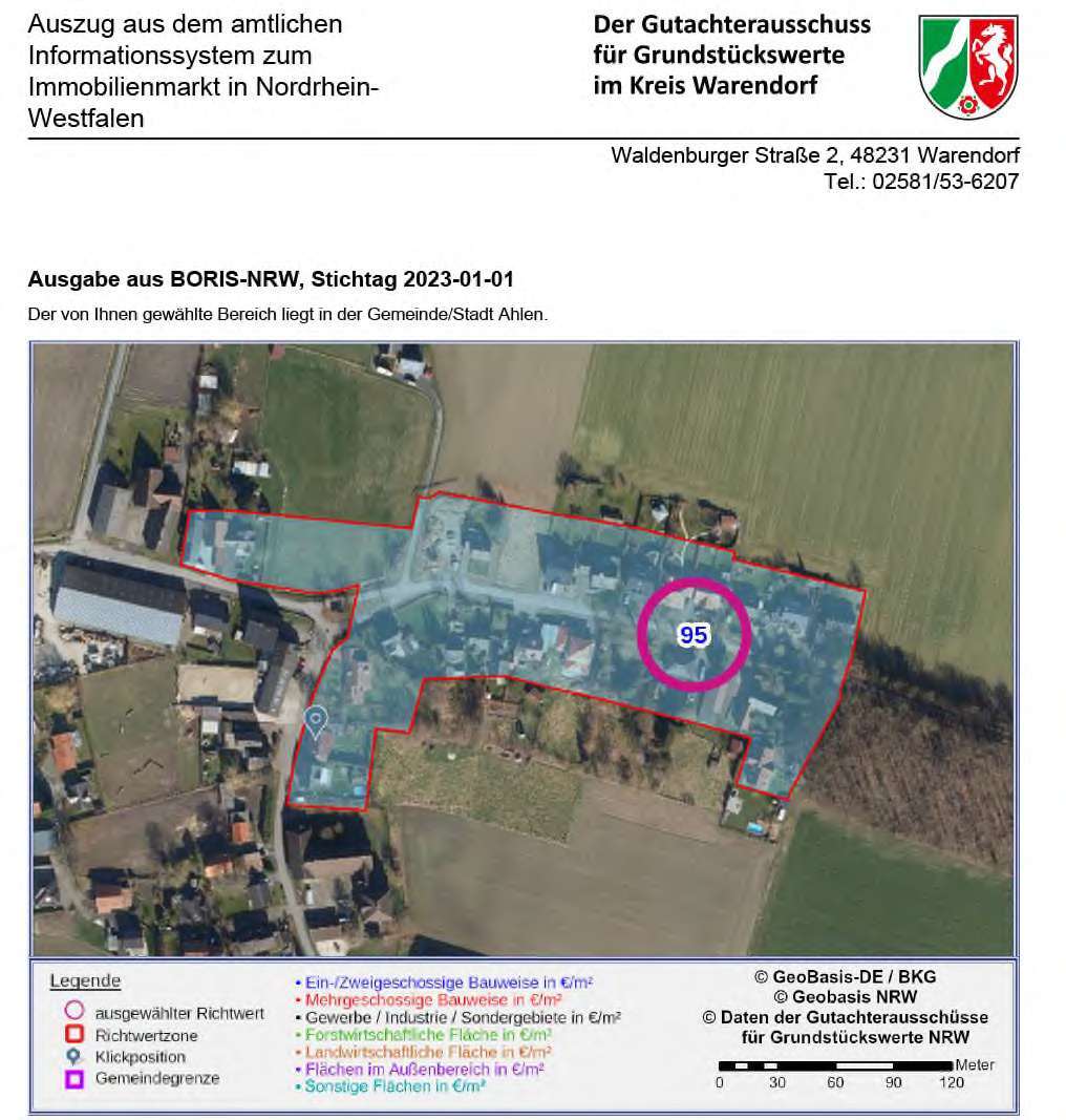 Garage, Einfamilienhaus, mit einem Wohnhaus bebautes Erbbaurecht in Ahlen - Bild 2