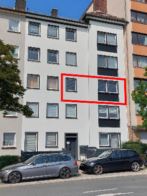 Eigentumswohnung im 2. OG links mit Kellerraum in Bahnhofstraße 9, 95028 Hof - Bild 1