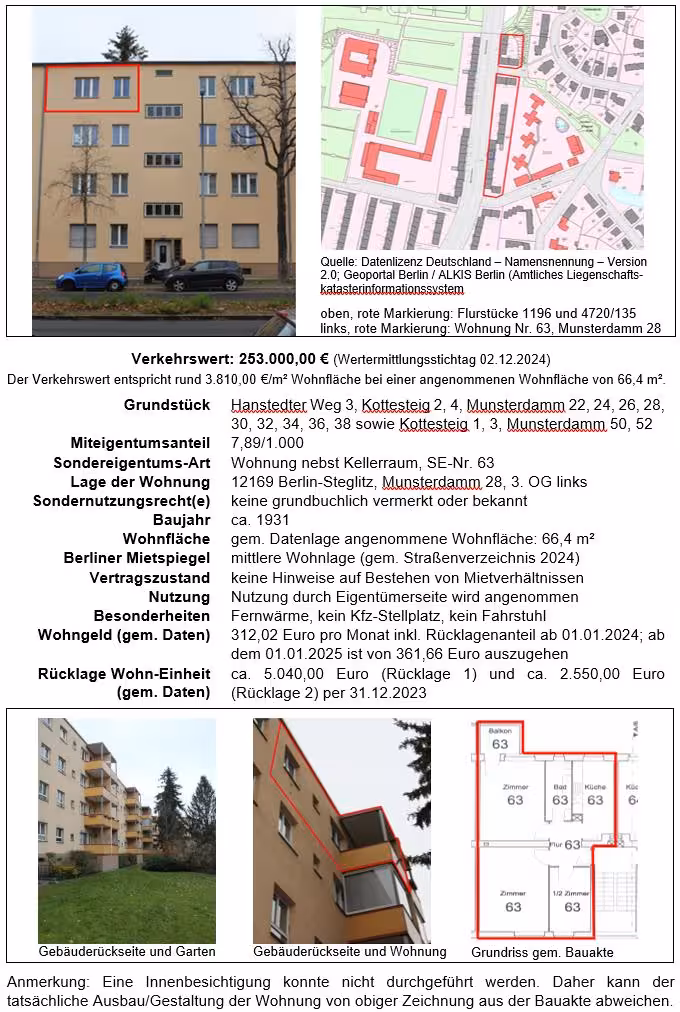 Eigentumswohnung (3 bis 4 Zimmer) in Berlin - Bild 3