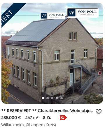 Denkmalgeschütztes Wohnhaus in Dettelbach - Bild 3