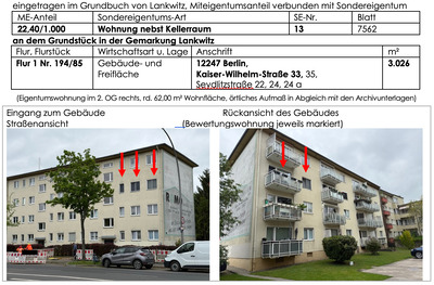 Eigentumswohnung (3 bis 4 Zimmer) in Kaiser-Wilhelm-Straße 33, 35, Seydlitzstraße 22, 24, 24 a, 12247 Berlin, Lankwitz - Bild 2