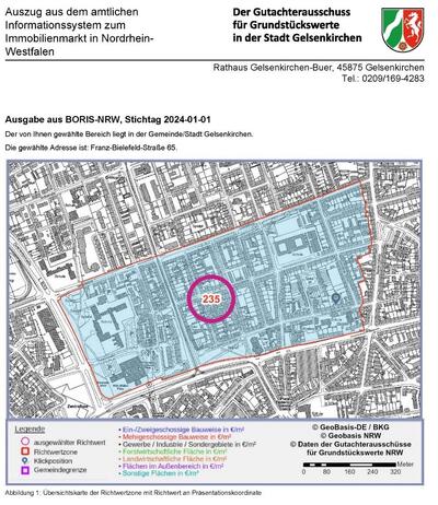 Mehrfamilienhaus, Garage, gewerblich genutztes Nebengebäude in Franz-Bielefeld-Straße 65, 45881 Gelsenkirchen, Schalke - Bild 1
