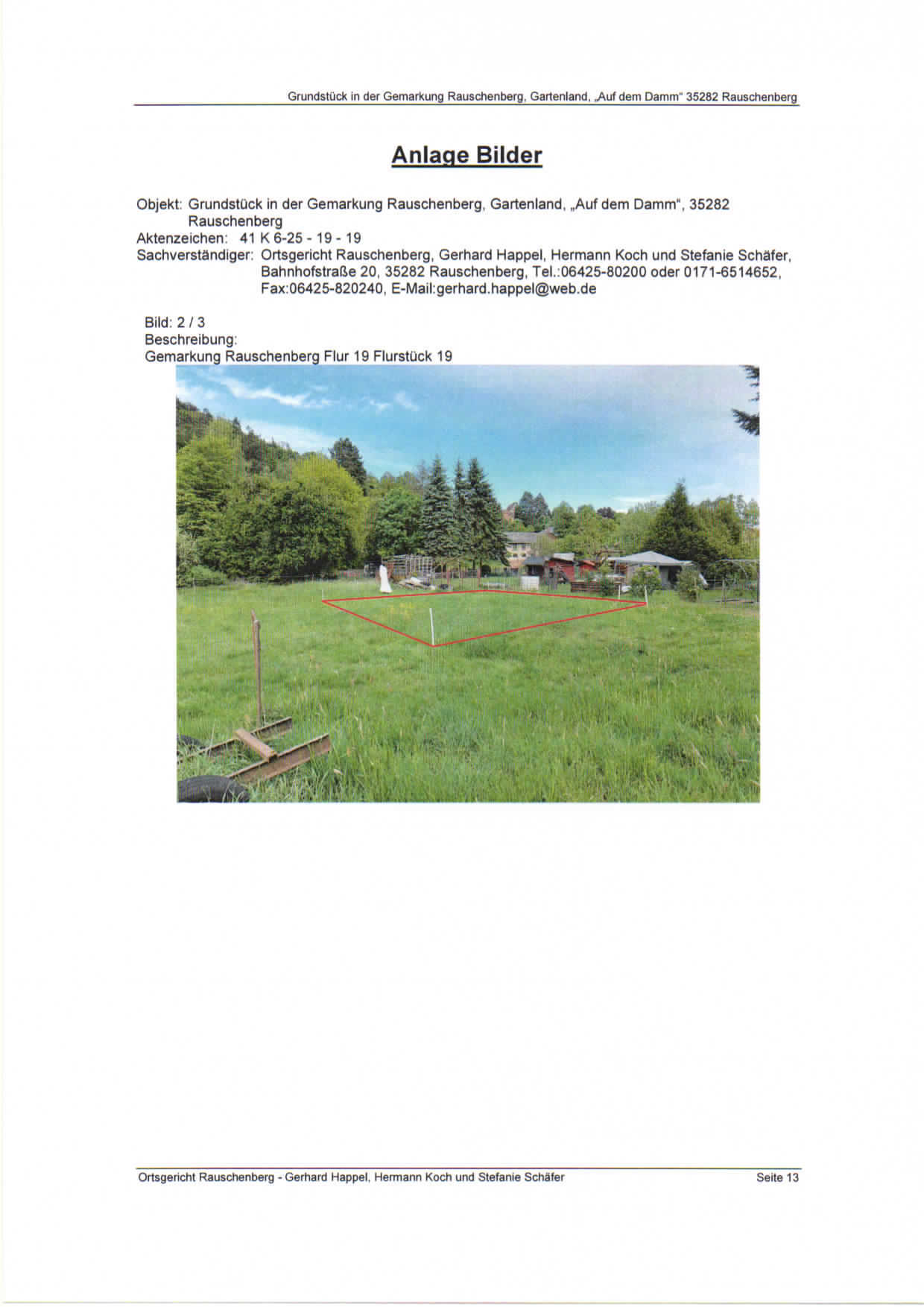 unbebautes Grundstück in Rauschenberg - Bild 4