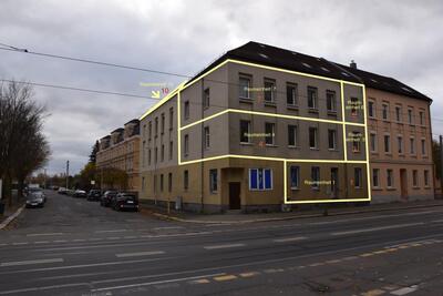 Wohn-/Geschäftshaus,  2 und 3-Raumwohnungen in Agricolastraße  7, 08060 Zwickau - Bild 1