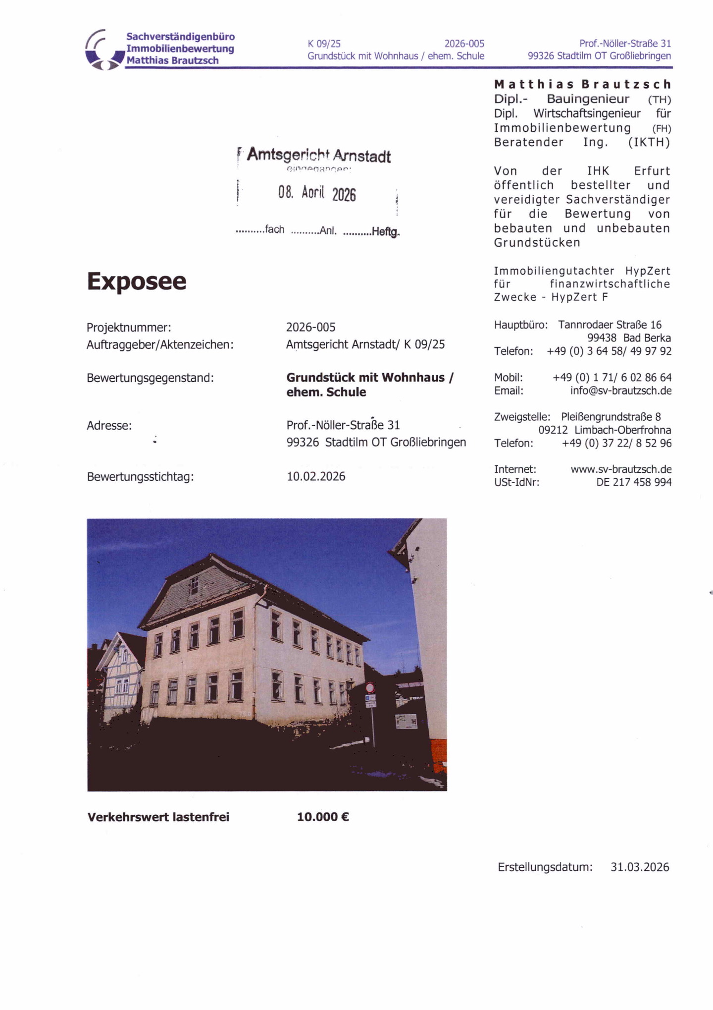 Zweifamilienhaus in Stadtilm - Bild 1