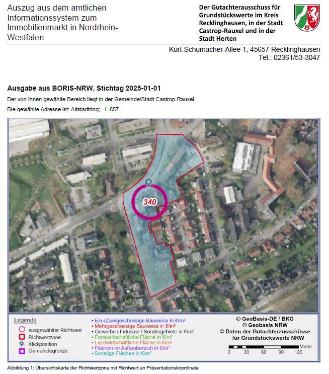 Grundstück bebaut mit einem Mehrfamilien-wohnhaus mit 7 Wohneinheiten in Castrop-Rauxel - Bild 2