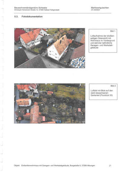 Zweifamilienhaus, Garage, und Werkstattgebäude in Burgstraße 6, 37269 Eschwege, Albungen - Bild 1