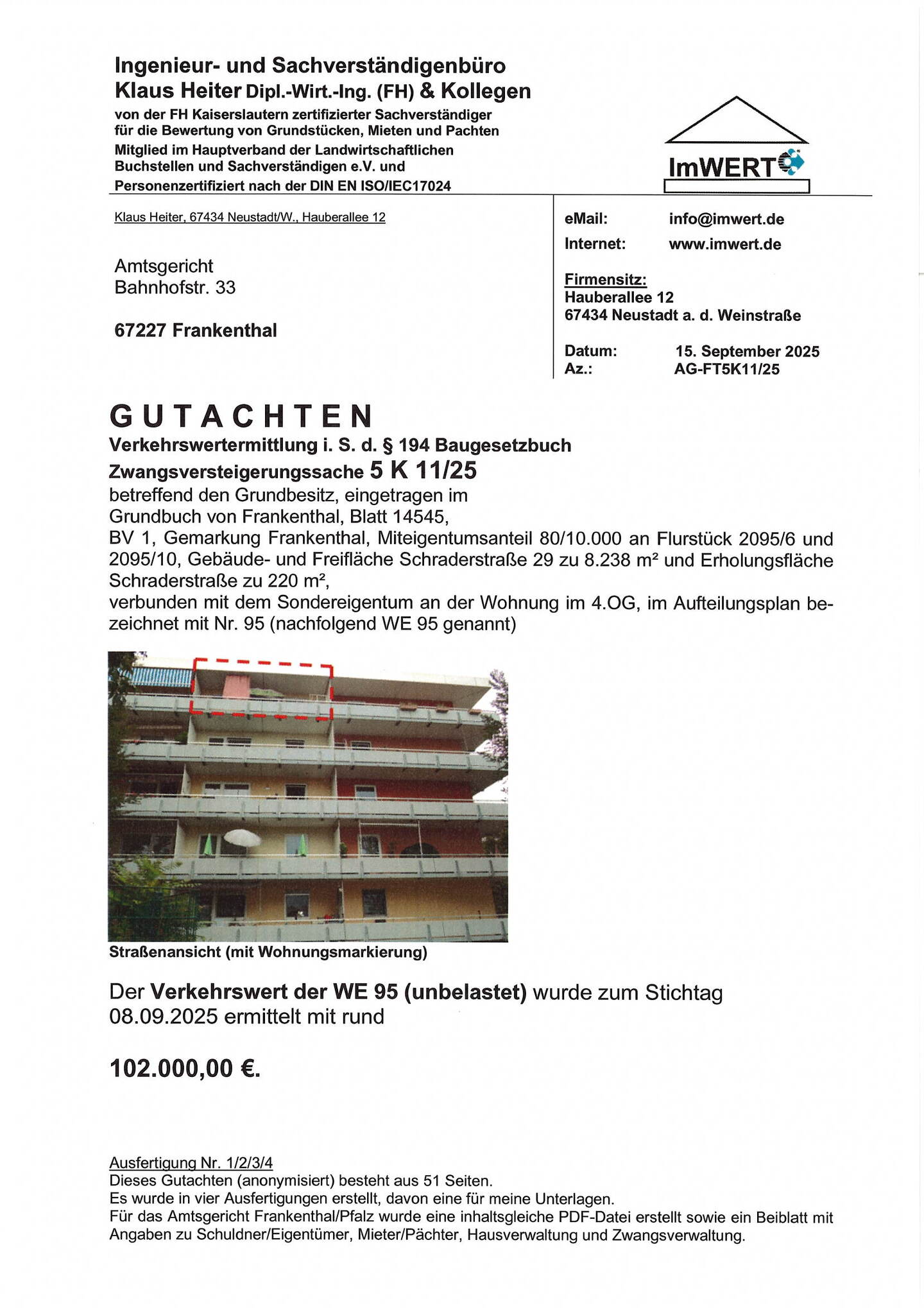 Eigentumswohnung (ab 5 Zimmer) in Frankenthal (Pfalz) - Bild 1