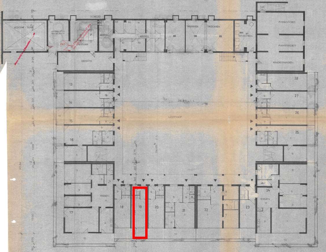 64/1000 Miteigentumsanteil verbunden mit Sondereigentum Wohnung, Hofraum, Garten in Höchberg - Bild 3
