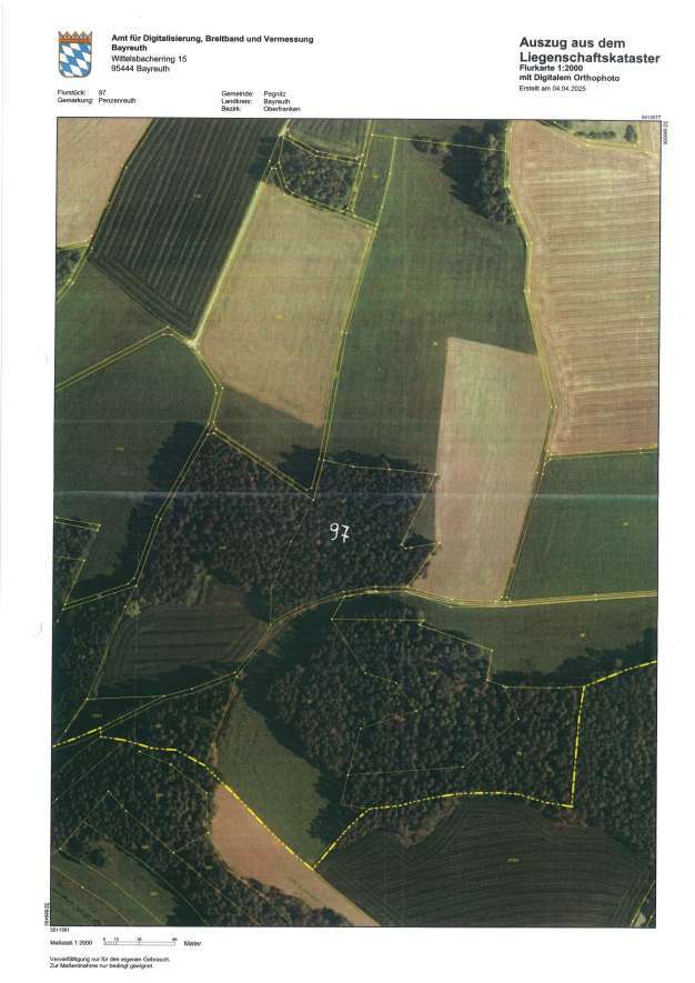 land- und forstwirtschaftlich genutztes Grundstück in Kirchenthumbach - Bild 1