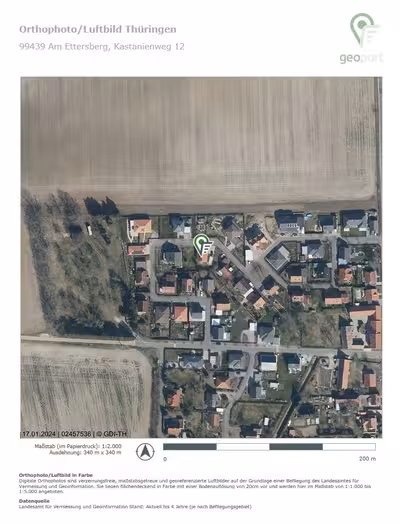 Einfamilienhaus in Kastanienweg  12, 99439 Am Ettersberg, Wohlsborn - Bild 1