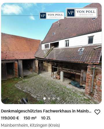 Denkmalgeschütztes Wohnhaus in Dettelbach - Bild 4