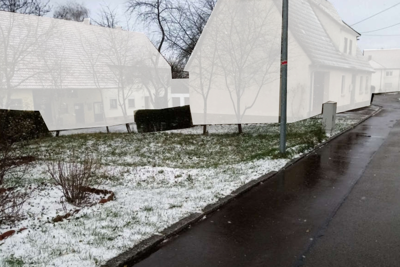 Abbruchreife Gebäude, Waldfläche und unbebautes Grundstück in Waldtann - Bild 4