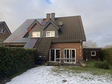 Doppelhaushälfte, Carport, Weg in Verl - Bild 1