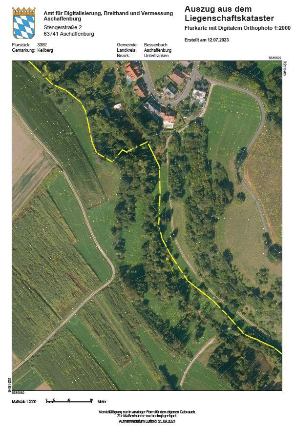 land- und forstwirtschaftlich genutztes Grundstück, Ödland in Bessenbach - Bild 1