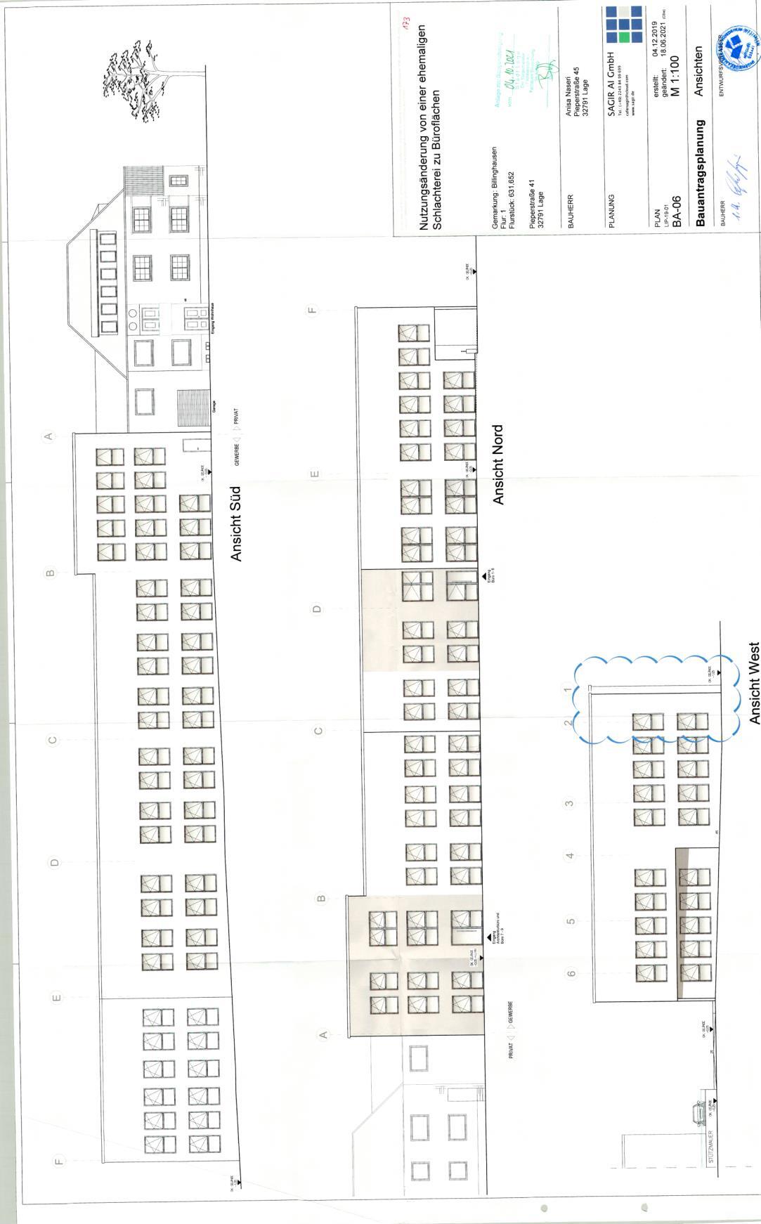 gewerblich genutztes Grundstück, wirtschaftliche Einheit bestehend aus leerstehender Produktionshalle und Wohngebäude (Betriebsleiterwohnung). in Lage - Bild 3