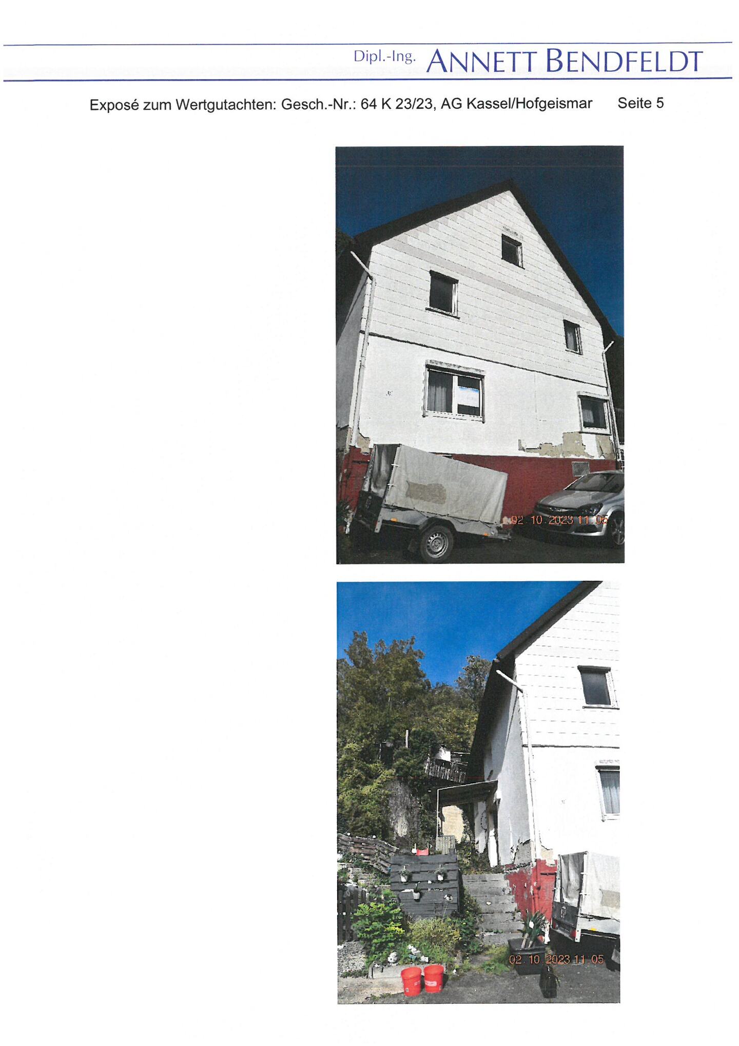 Zweigeschossiges Wohngebäude mit Flachdachtrakt in Lamerden - Bild 1