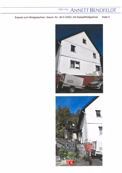 Zweigeschossiges Wohngebäude mit Flachdachtrakt in Marsch 12, 34396 Liebenau, Lamerden - Bild 1