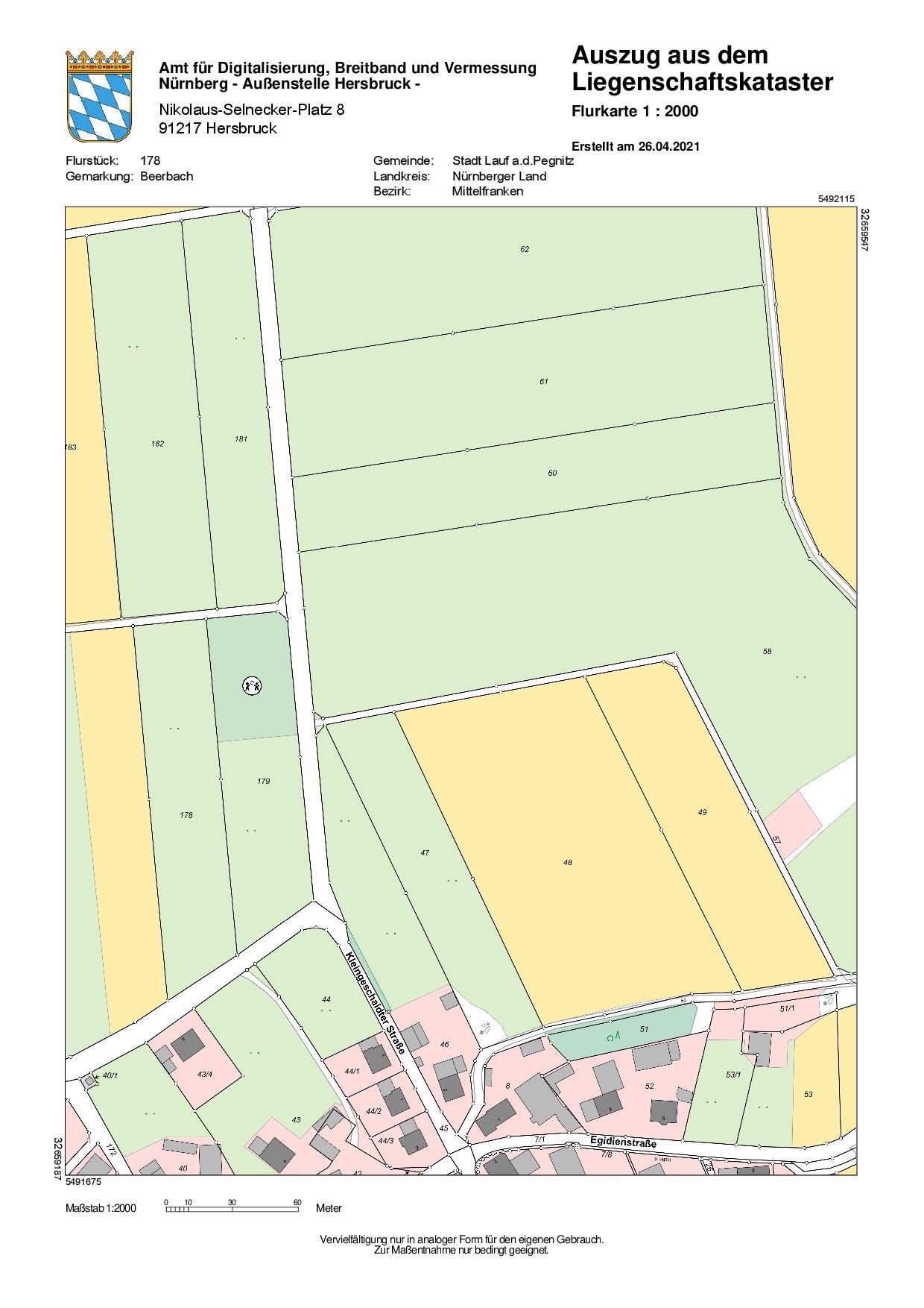 Einfamilienhaus, land- und forstwirtschaftlich genutztes Grundstück, land- und forstwirtschaftlich genutztes Grundstück, land- und forstwirtschaftlich genutztes Grundstück, land- und forstwirtschaftlich genutztes Grundstück in Lauf an der Pegnitz - Bild 3