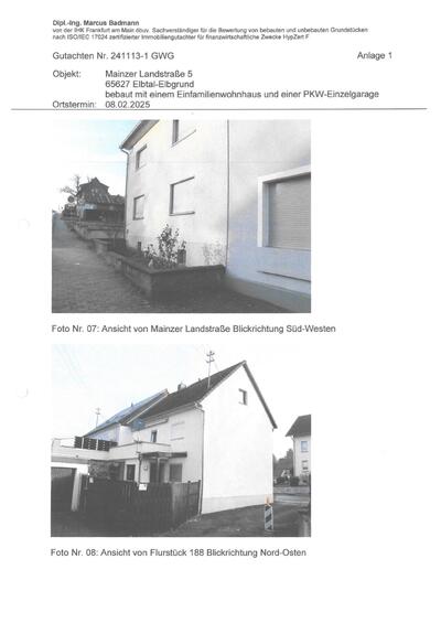 Einfamilienhaus, und unbebautes Grundstück in Mainzer Landstraße 5, 65627 Elbtal-Elbgrund, Mühlbach - Bild 2