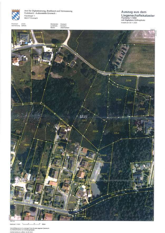 land- und forstwirtschaftlich genutztes Grundstück in Kronach - Bild 1