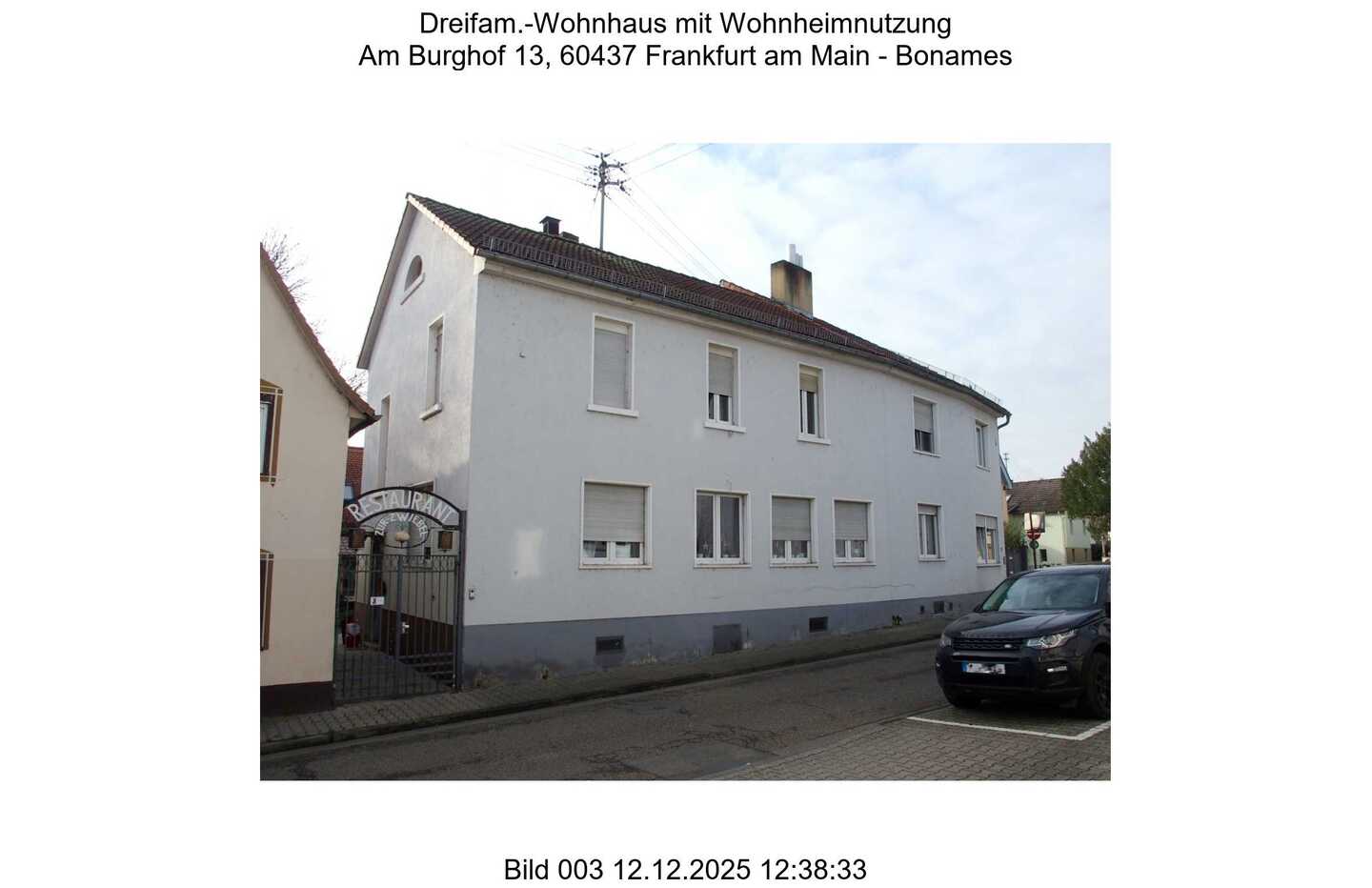 Sonstiges, freistehendes Vorderhaus in Frankfurt am Main - Bild 3