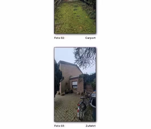 mit einem Carport bebaut, Doppelhaus , Wegefläche in Goch - Bild 4