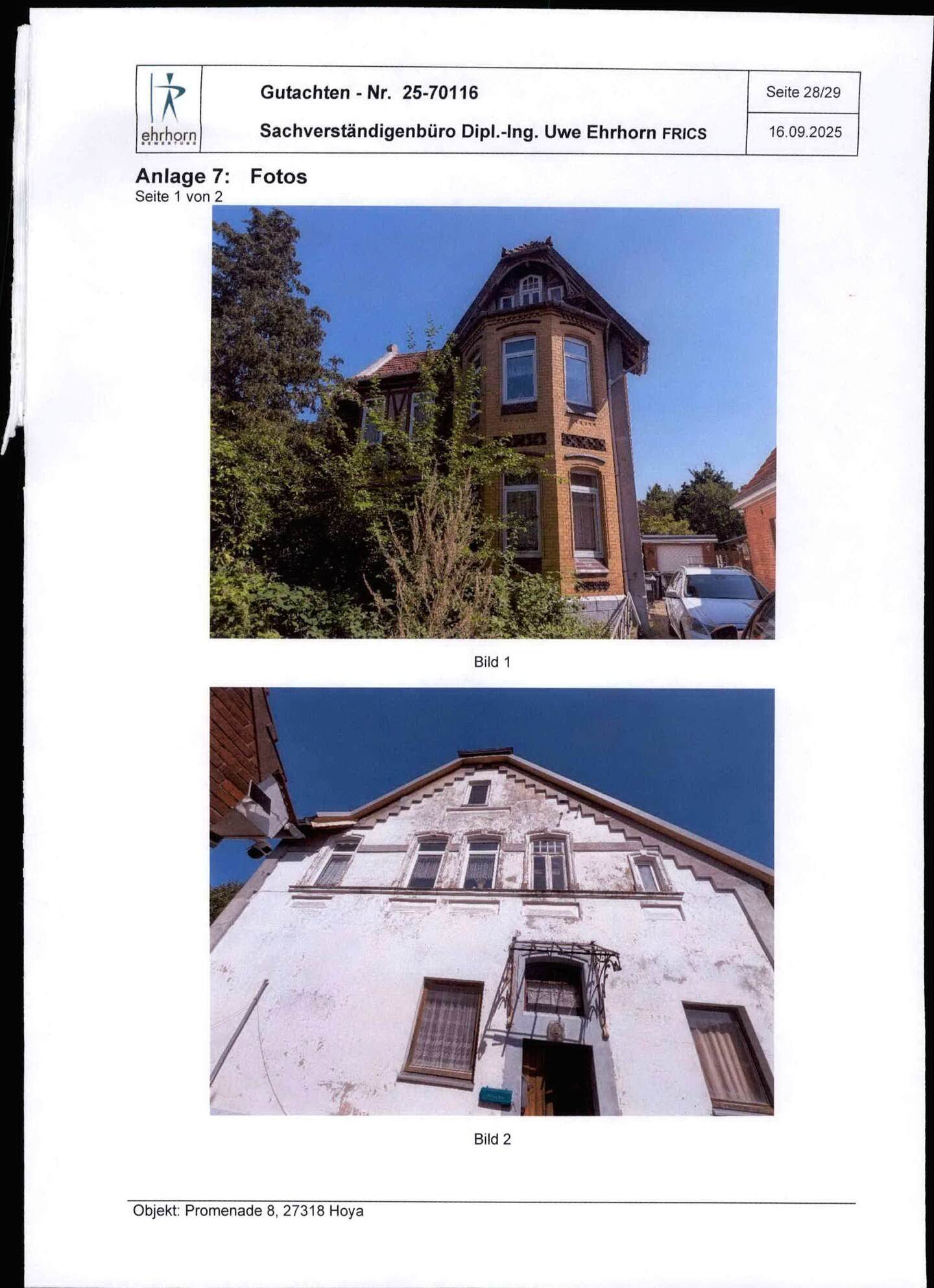 Zweifamilienhaus, Hoya Blatt 2921 in Hoya - Bild 1