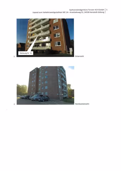 Eigentumswohnung (1 bis 2 Zimmer) in Krambekweg  32, 24558 Henstedt-Ulzburg - Bild 1