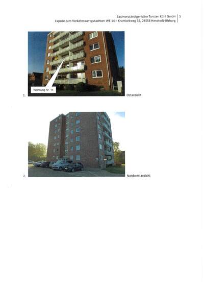 Eigentumswohnung (1 bis 2 Zimmer) in Krambekweg  32, 24558 Henstedt-Ulzburg - Bild 1