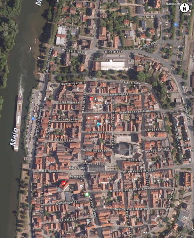 Grundstück bebaut mit denkmalgeschütztem Wohnhaus in Schulgasse  3, 97753 Karlstadt - Bild 2