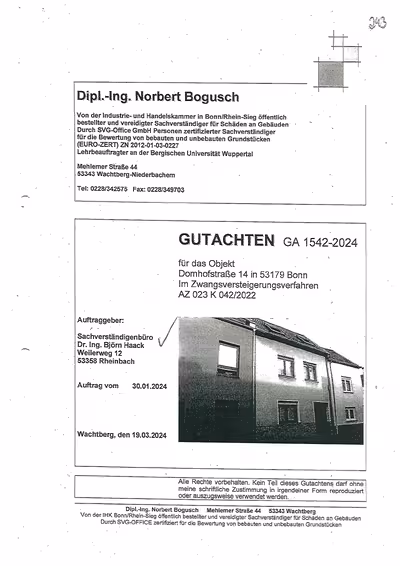 Mehrfamilienhaus in Domhofstraße 14, 53179 Bonn, Mehlem - Bild 2