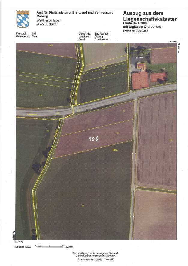 land- und forstwirtschaftlich genutztes Grundstück, siehe Beschreibung in Bad Rodach - Bild 3